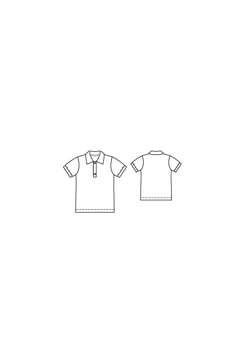 Pattern Polo shirt with short sleeves (Burda 4/2010, pattern number 130 B)