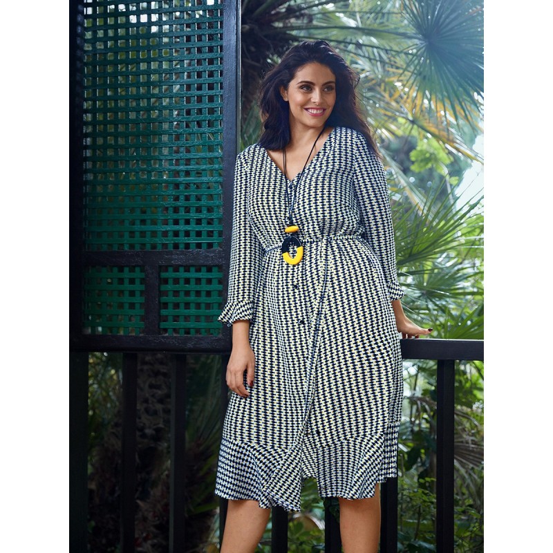 Pattern Dress with a...