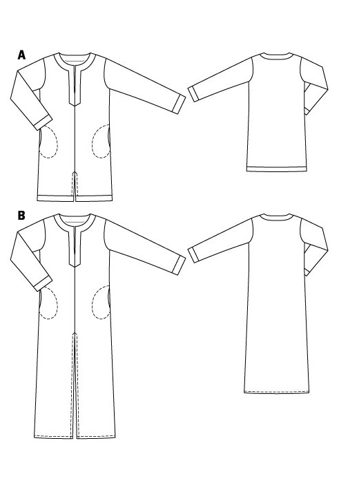 Викрійка Сукня максі з довгими рукавами (Burda 5/2012, № викрійки 116 B)