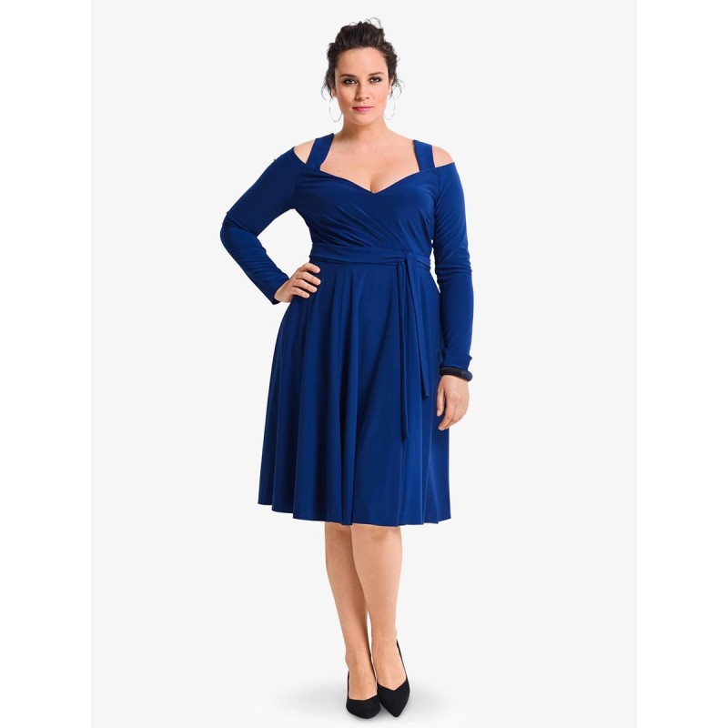 Pattern Dress cut-off with...