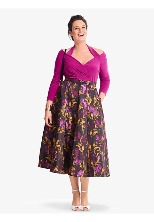 Pattern Dress cut-off with wide straps (Burda 2/2018, pattern number 6390B)