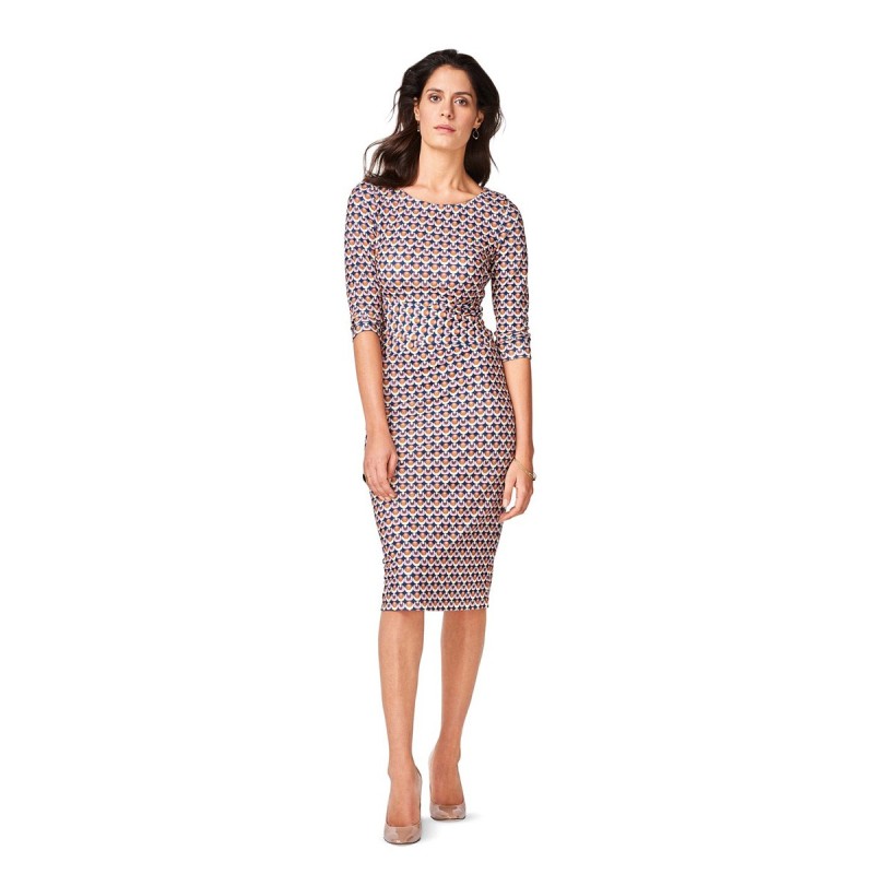 Pattern Dress-sheath with a...