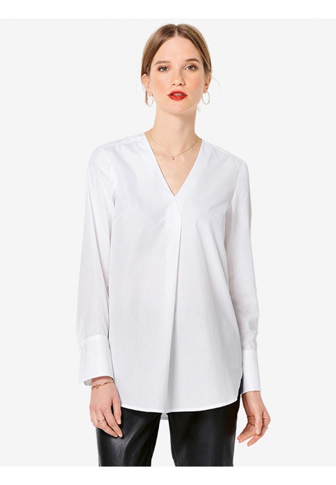 Pattern Straight cut blouse with rounded bottom edge (Burda 2/2019, pattern no. 6278 A)