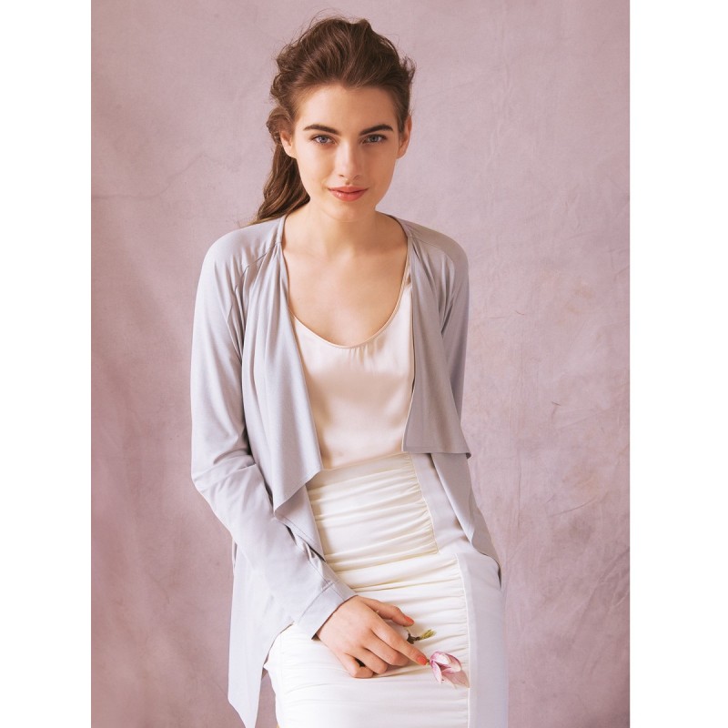 Pattern Knitted jacket with...