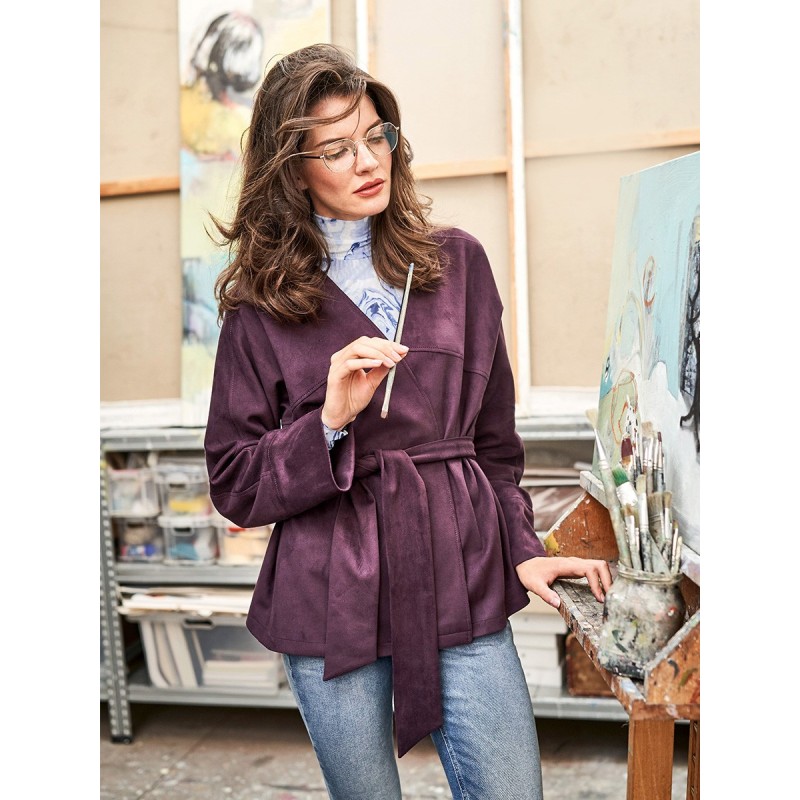 Выкройка Замшевый жакет...