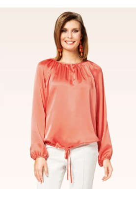 Pattern Satin blouse with raglan sleeves (Burda 2/2015, pattern number 6697 A)