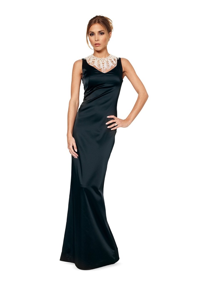 Pattern Mermaid silhouette evening dress (Burda 2/2014, pattern number 6866 A)