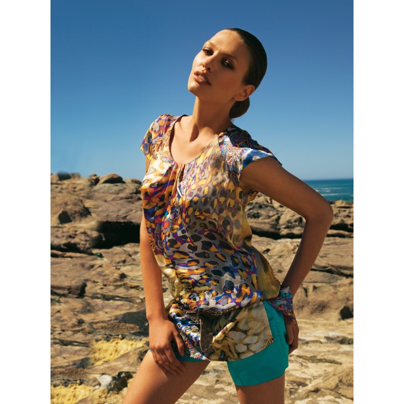 Pattern Summer shorts with...