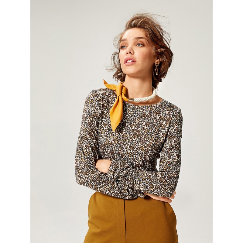 Pattern Pullover with a...