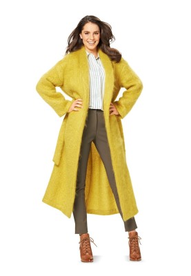 Pattern Spacious half coat with shawl collar (Burda 2/2015, pattern number 6704 B)