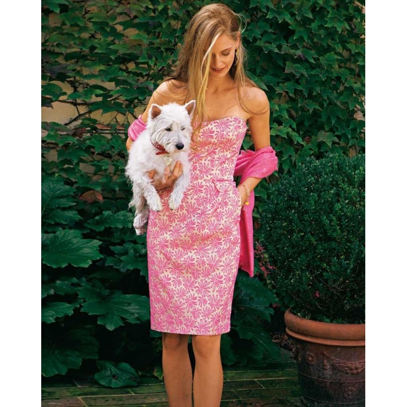 Jacquard corsage dress...