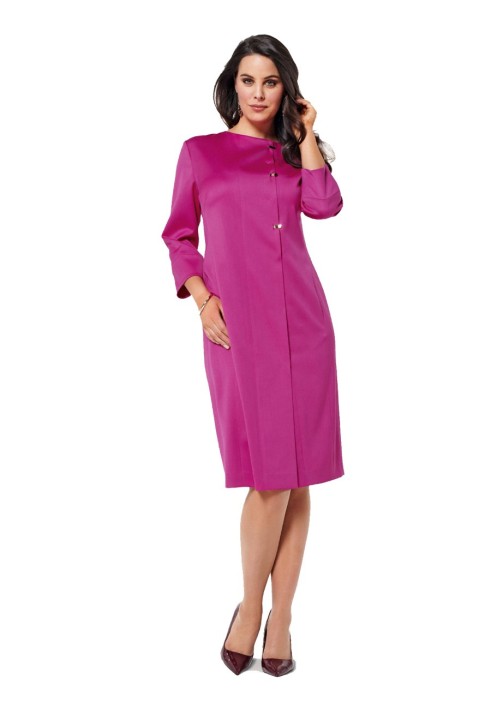 Pattern Dress-coat with button fastening (Burda 2/2014, pattern number 6861 B)