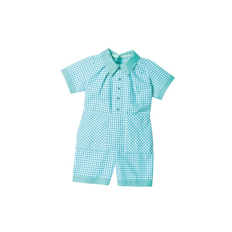 Pattern Overalls with short...