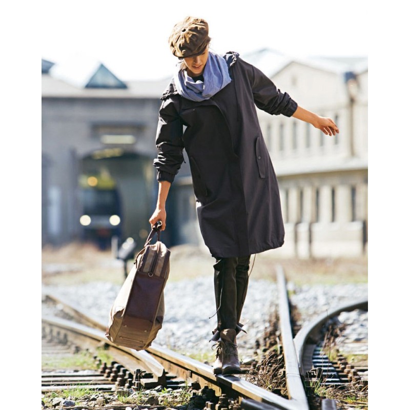 Coated Poplin Hooded Parka...