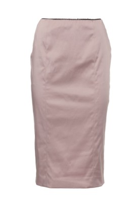 Pattern Straight-cut skirt without a belt (Burda 1/2012, pattern number 104)