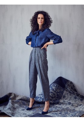 Pattern Pants 7/8 length with pleats at the waist (Burda 9/2019, pattern no. 119 B)