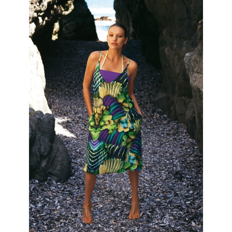 Pattern Dress with straps...