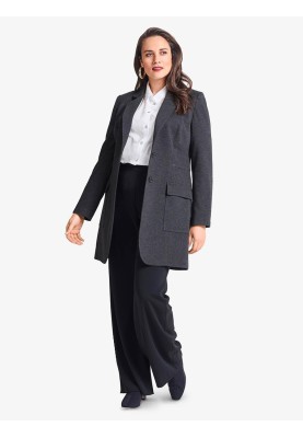 Pattern Jacket fitted with a sewn-in belt (Burda 2/2018, pattern number 6393 B)