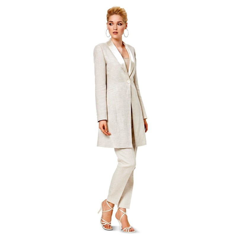 Pattern Tuxedo style jacket...