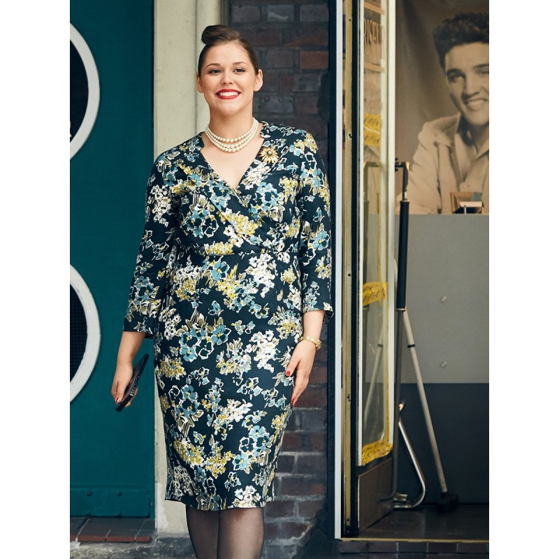 Pattern Sheath dress with...