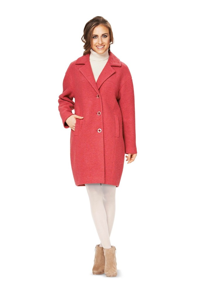 Loden O-Silhouette Coat Pattern (Burda 2/2014, Pattern No. 6844 A)