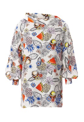 Pattern Loose cut blouse with a wide collar (Burda 4/2019, pattern number 127 B)