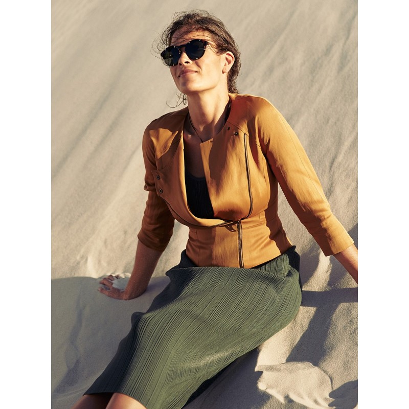 Pattern Jacket with raglan...