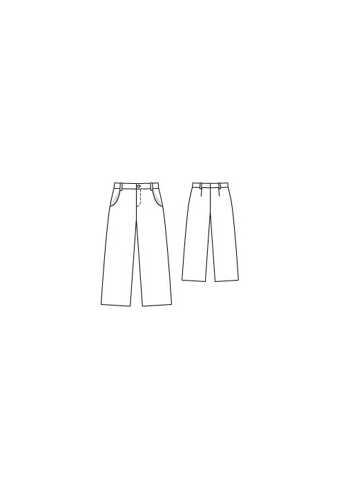 Pattern Pants classic straight cut (Burda 3/2010, pattern number 144)