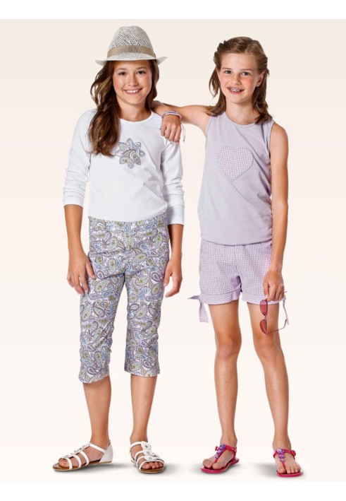 Pattern Pants with a fastener in the side seam (Burda 1/2014, pattern number 9444 A)