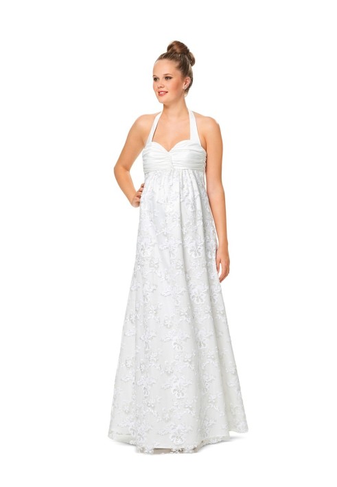 Pattern Wedding dress for expectant mothers (Burda 1/2017, pattern number 6557 B)