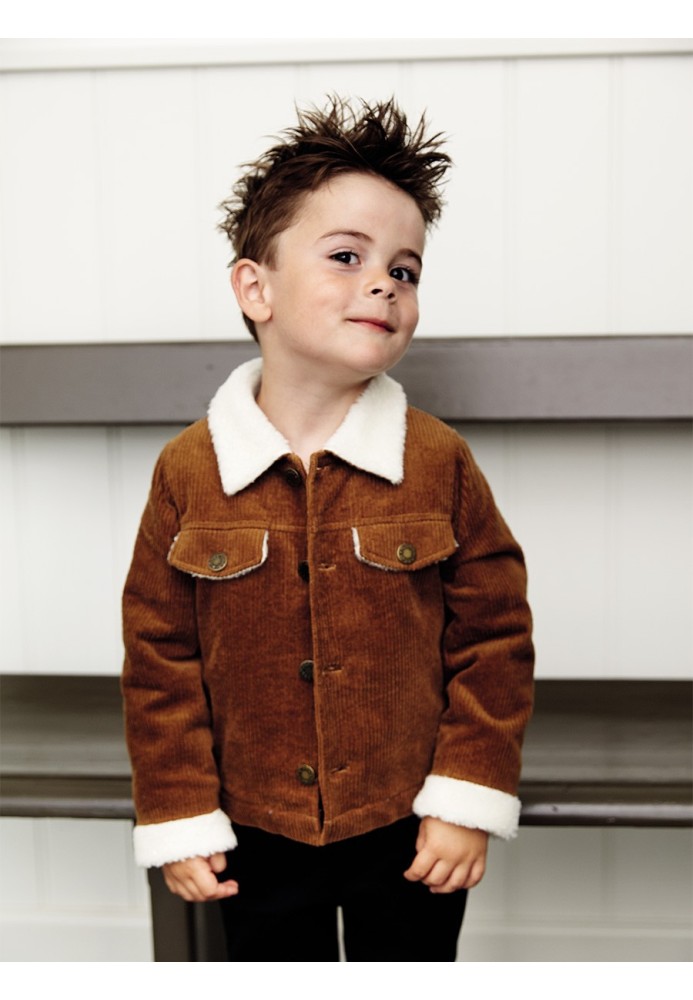 Pattern Corduroy jacket on a fur lining (I love to sew 3/2019, pattern number 130)