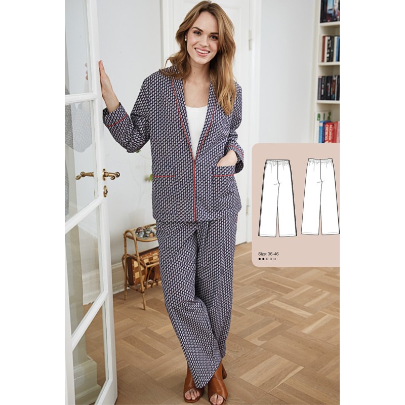 Pattern Pants in pajama...