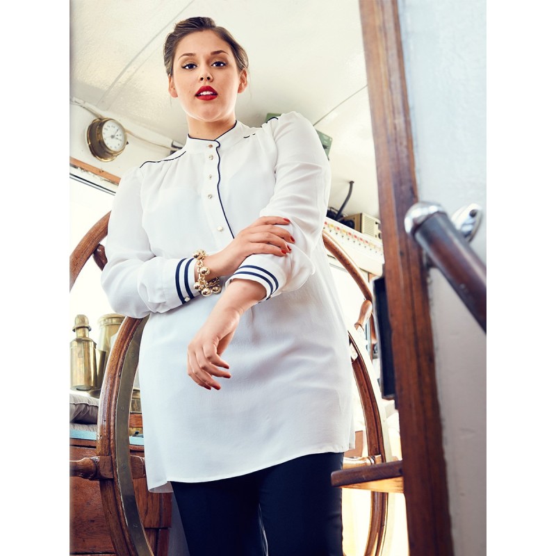 Выкройка Блуза рубашечного...