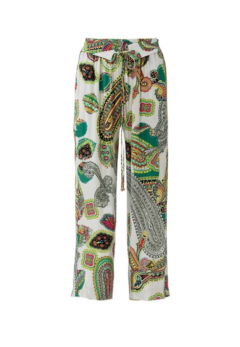 Pattern Wide-cut pants with a decorative belt (Burda 2/2020, pattern number 105)