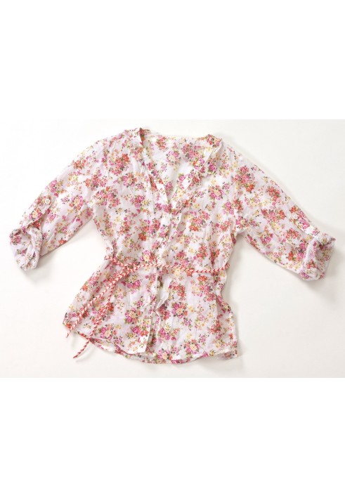 Pattern Shirt-cut blouse with mini-ruffles (Burda 3/2012, pattern number 138)