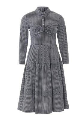 Pattern Shirt-cut dress with polo fastening (Burda 3/2018, pattern number 113)