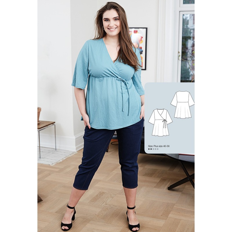 Pattern Empire blouse with...