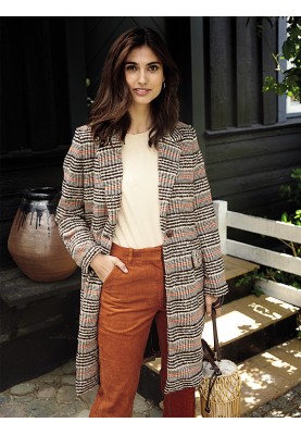 Pattern One-breasted straight-cut coat (I love to sew 3/2019, pattern number 109)