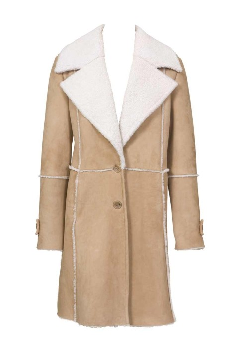 Pattern Sheepskin coat with wide lapels (Burda 1/2010, pattern number 101)