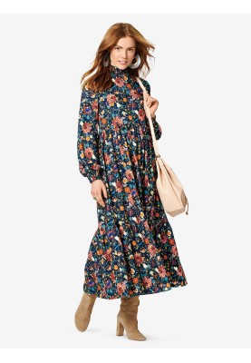 Pattern A cut-off dress with a turn-down collar (Burda 2/2019, pattern number 6265 A)