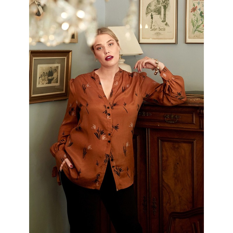 Выкройка Блуза-рубашка с...