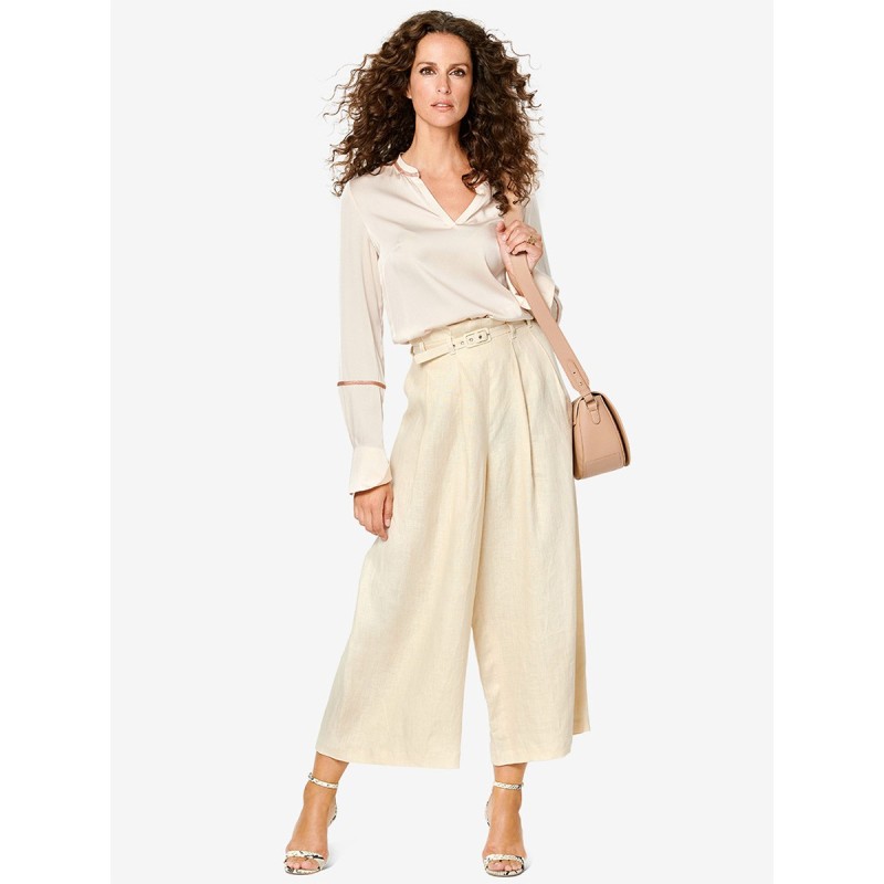 Pattern Beltless high rise...