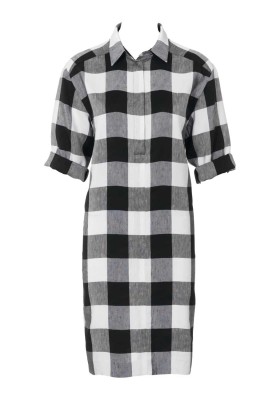 Pattern Shirt-cut dress with polo fastening (Burda 2/2010, pattern number 105)