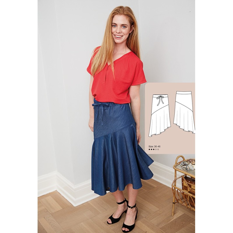 Pattern Skirt with an...