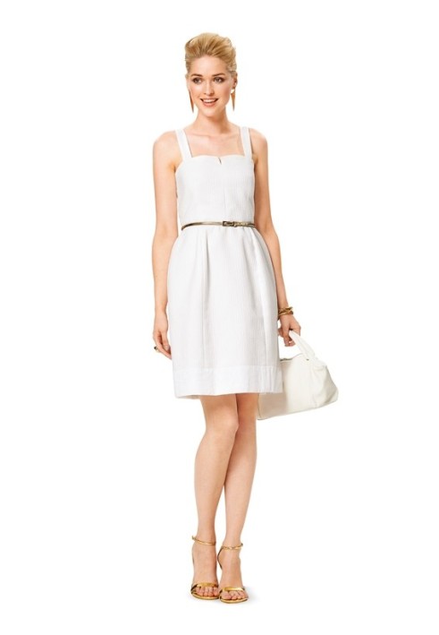 Pattern Sundress with wide straps (Burda 1/2014, pattern number 6918 A)