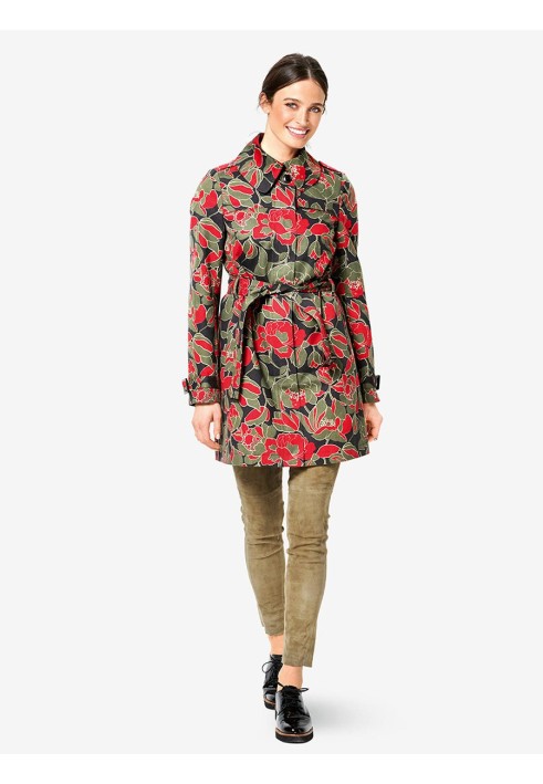 Pattern Jacket with removable fur collar (Burda 2/2019, pattern number 6289 B)