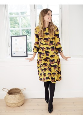 Pattern Knitted dress with high waist (I love to sew 4/2019, pattern number 115)