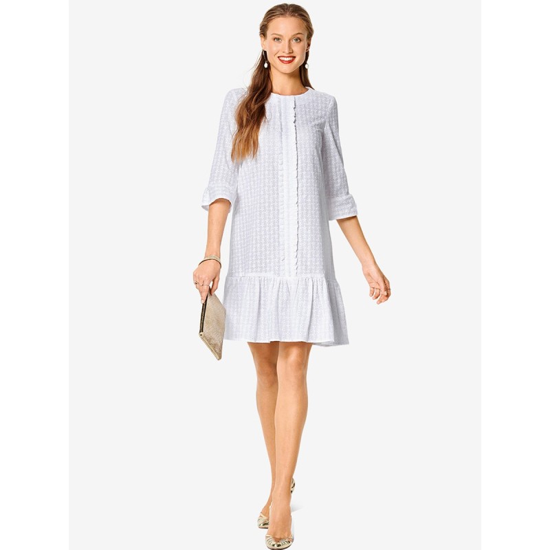 Pattern A-line dress with...