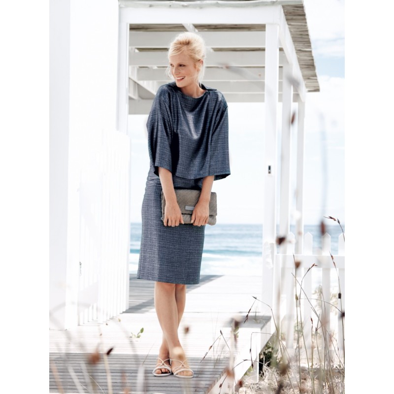 Pattern Pencil skirt with...