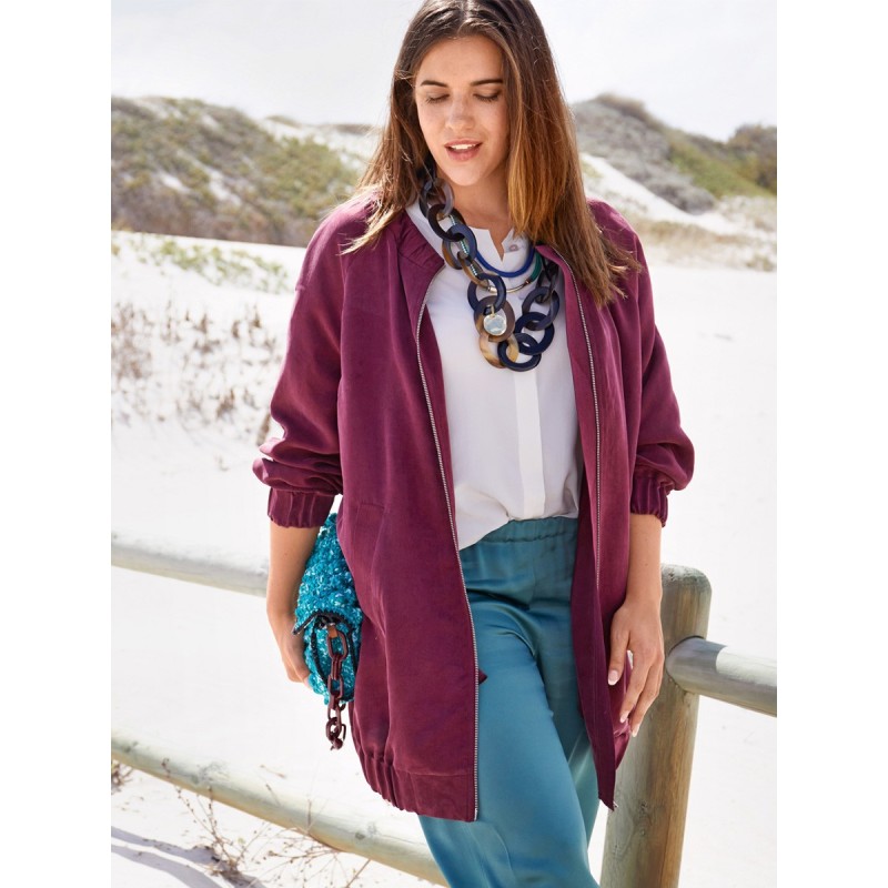 Pattern Long blouse with...